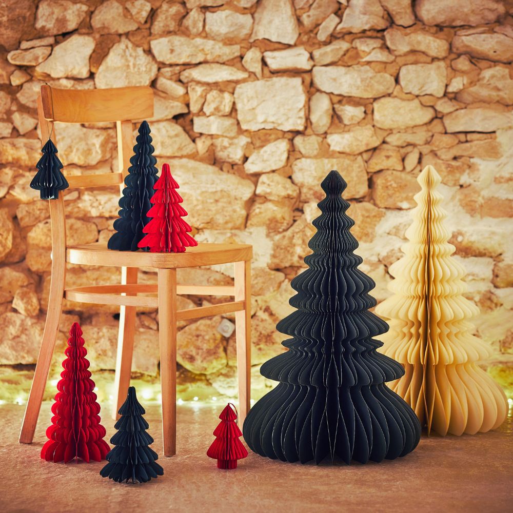 sapin en papier de noel