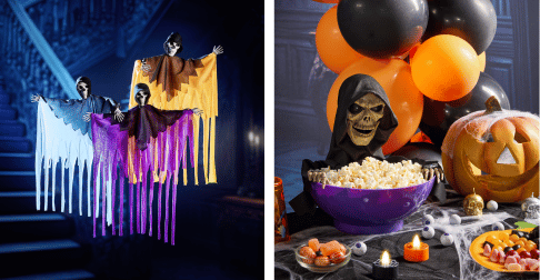 décoration halloween squelette