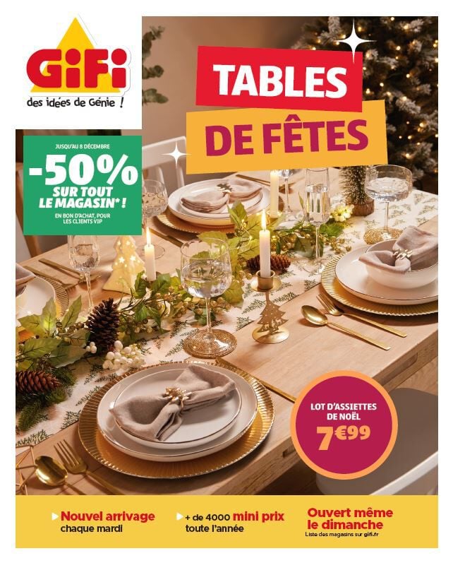 Couverture du catalogue Tables de fêtes