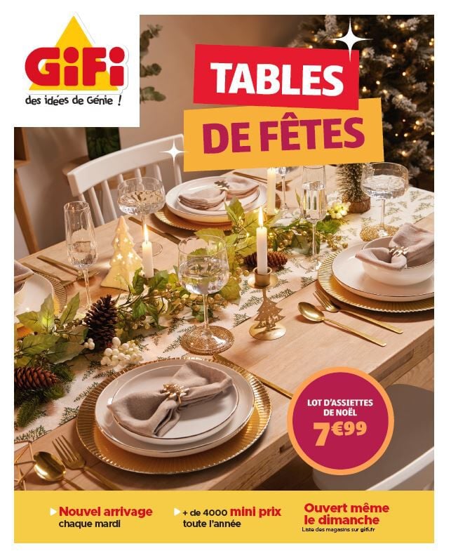 Couverture du catalogue Tables de fêtes