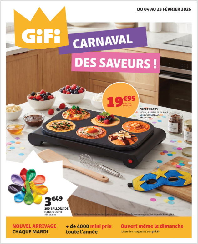 Couverture du catalogue "Carnaval des saveurs"