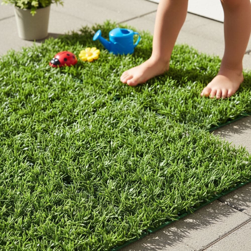 Acc&eacute;der aux dalles et gazon synth&eacute;tique