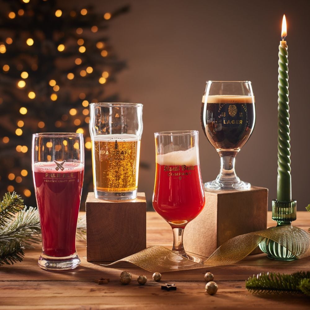 lot de 4 verres à bière