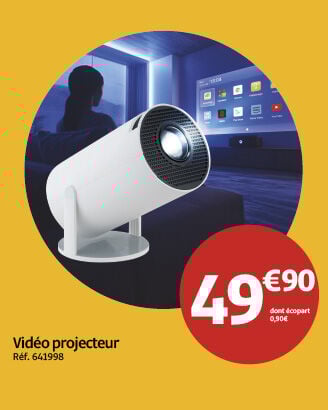 Vid&eacute;o projecteur &agrave; 49.90&euro;