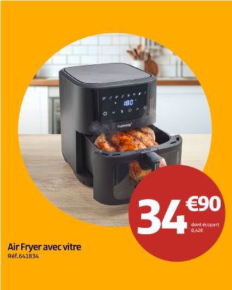 Offre Air fryer &agrave; 34&euro;90