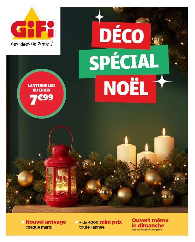 Couverture du catalogue Déco spécial Noël