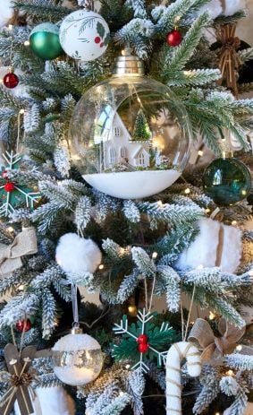 décoration du sapin 