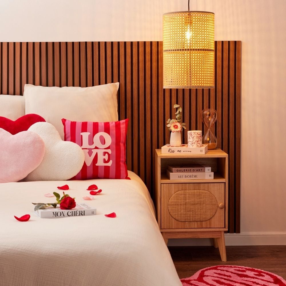 D&eacute;coration romantique dans une chambre