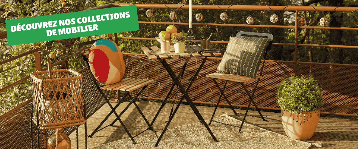 Acc&eacute;der aux collections de mobilier ext&eacute;rieur