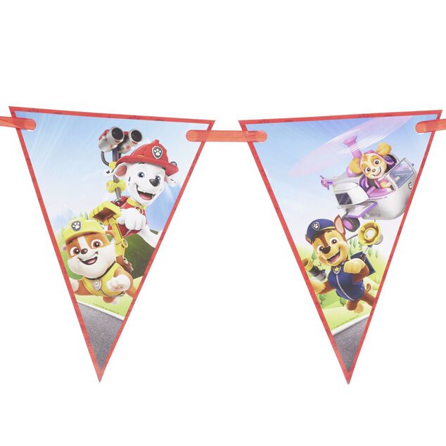 Guirlande fanion Pat Patrouille 2m