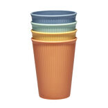 Gobelet plastique x4 &agrave; pique nique &Oslash;8,5xH10,5cm