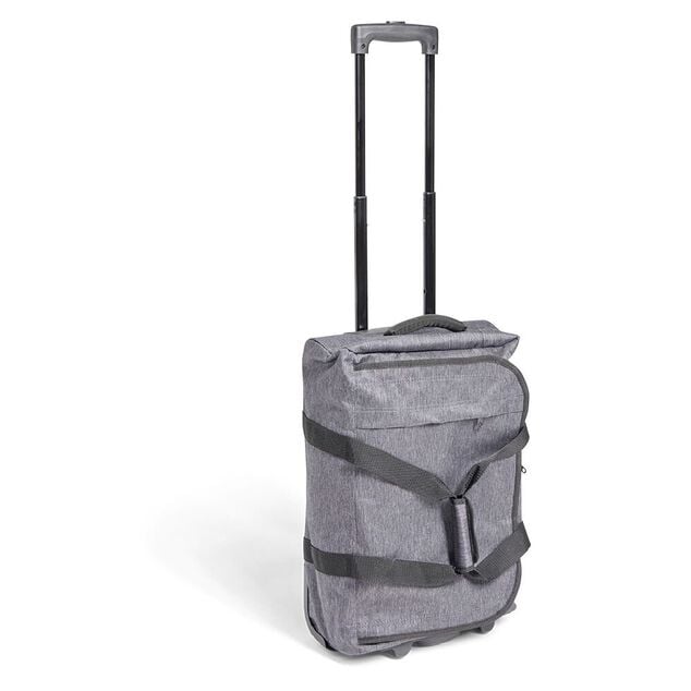 Sac de voyage cabine trolley &agrave; roulettes gris 33L
