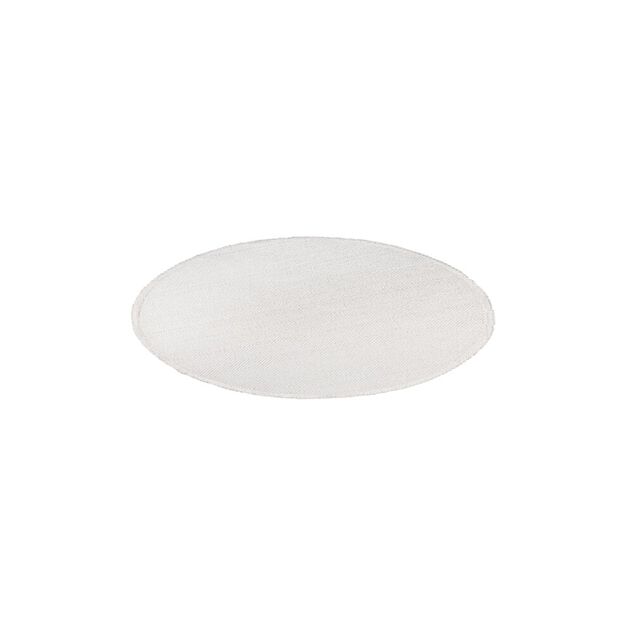 Tapis de bain rond &Oslash;70cm coton beige