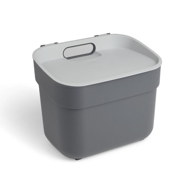 Poubelle de tri grise 5L