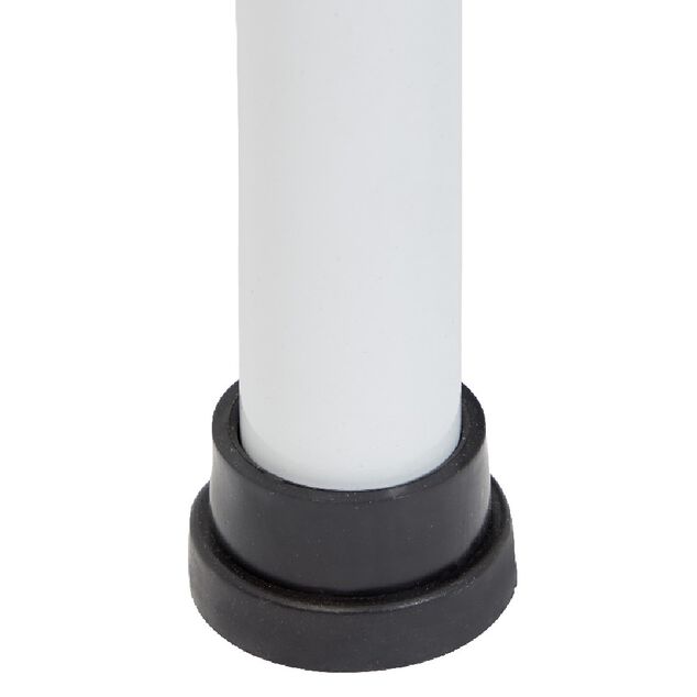 Penderie t&eacute;lescopique m&eacute;tal blanc et noir