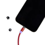 C&acirc;ble USB magn&eacute;tique 3en1 USB-C microUSB lightning 1m