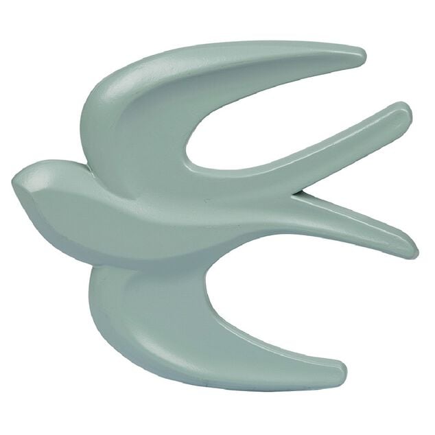 Hirondelle d&eacute;co bois &agrave; accrocher