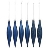 D&eacute;coration de No&euml;l stalactite &agrave; suspendre x6