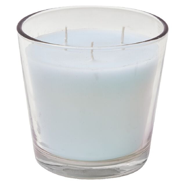 Bougie 3 m&egrave;ches citronnelle et menthe