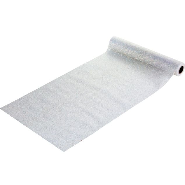 Chemin de table Effet Organza Blanc iridescent