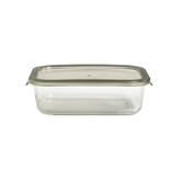 Bo&icirc;te alimentaire en verre avec couvercle &eacute;tanche &agrave; clips 1L