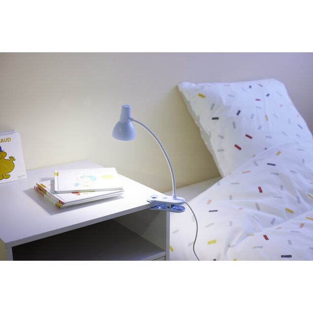 Lampe de lecture flexible &agrave; clip en m&eacute;tal LED USB 10x8xH31,5cm (4 mod&egrave;les)