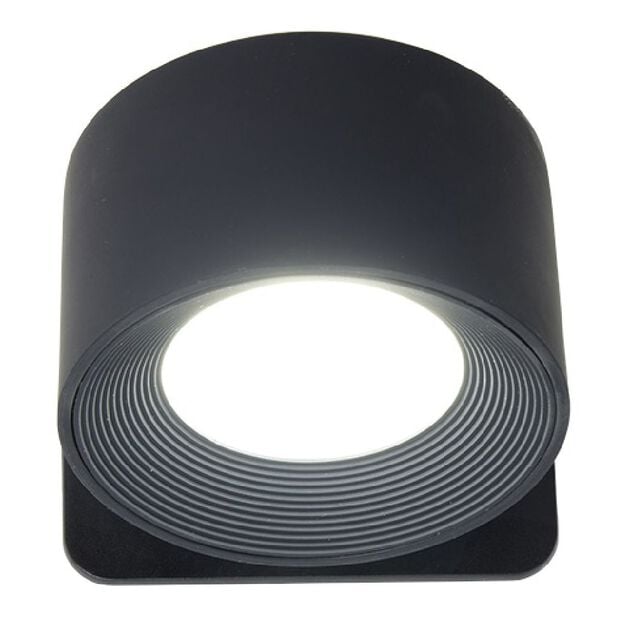 Applique murale nomade rechargeable noir &Oslash;7,5x4,5cm