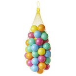 Balle plastique multicolore x50 - &Oslash;6cm