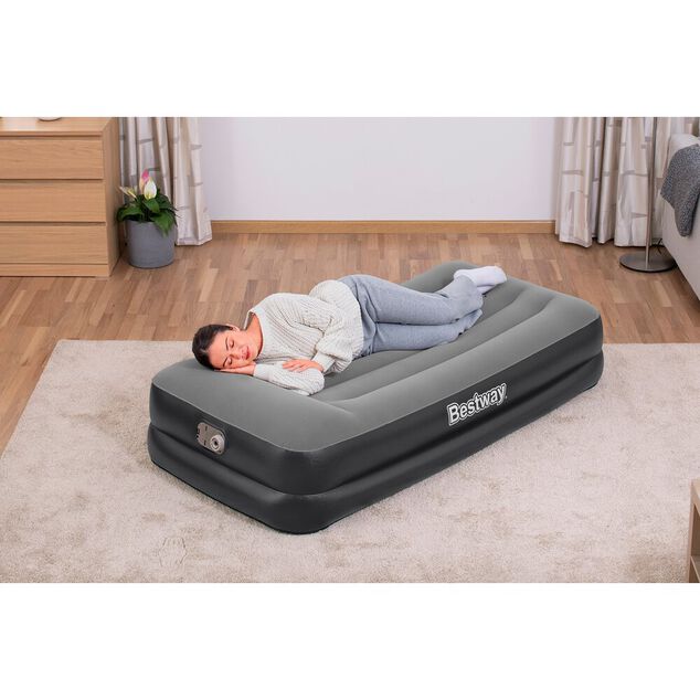 Matelas lit gonflable 1 personne Bestway bleu 191x97xH43cm