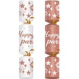 Kit crackers DIY cr&eacute;atif blanc 8 personnes