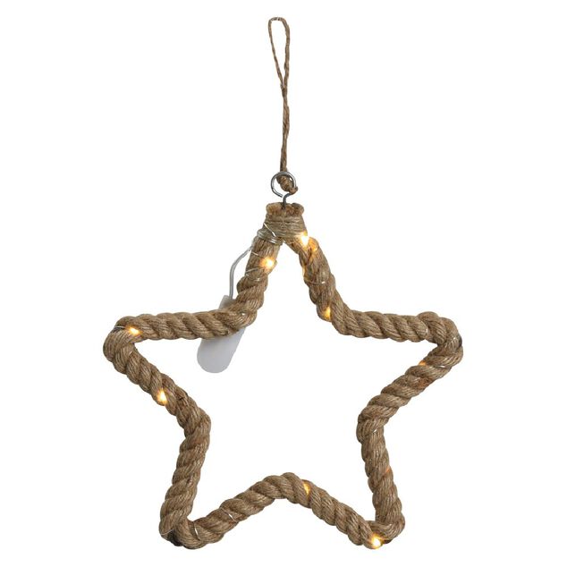 D&eacute;coration lumineuse &agrave; suspendre corde 15 LED