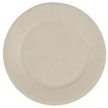 Lot de 10 assiettes en carton uni lin Ø18 cm