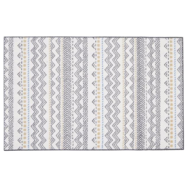 Tapis de cuisine imprim&eacute; ethnique vert 80x50cm