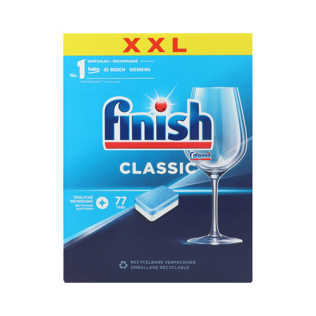 Lot de 77 tablettes lave-vaisselle Finish Classic