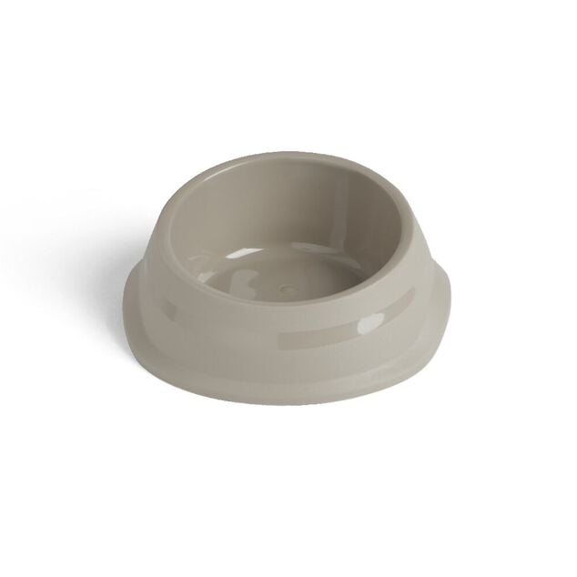 Gamelle antid&eacute;rapante pour chien plastique gris &Oslash;16xH.6,5cm