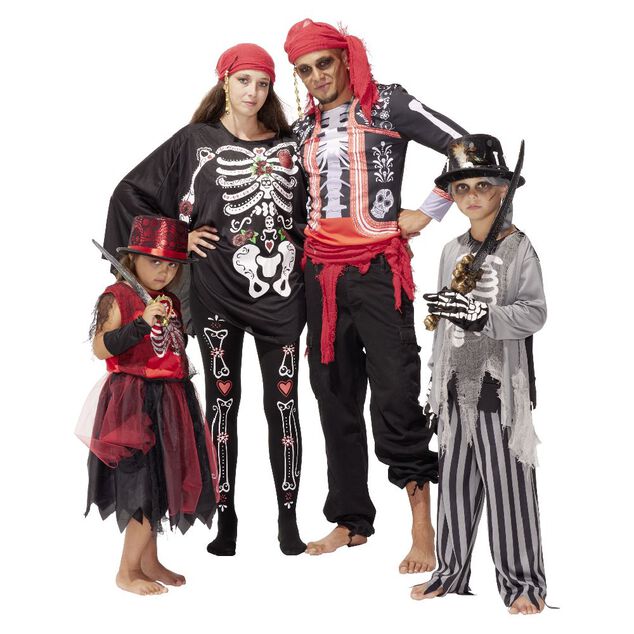 D&eacute;guisement adulte Halloween squelette tshirt Taille unique