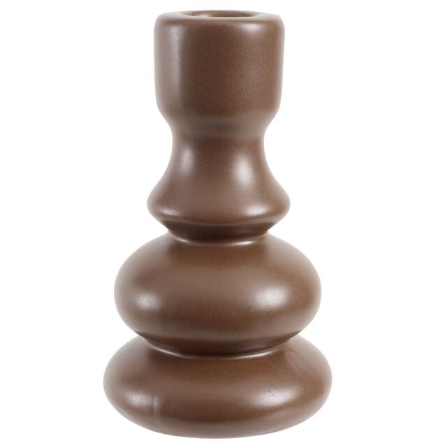 Bougeoir en c&eacute;ramique &Oslash;7,5xH12,5cm (3 mod&egrave;les)