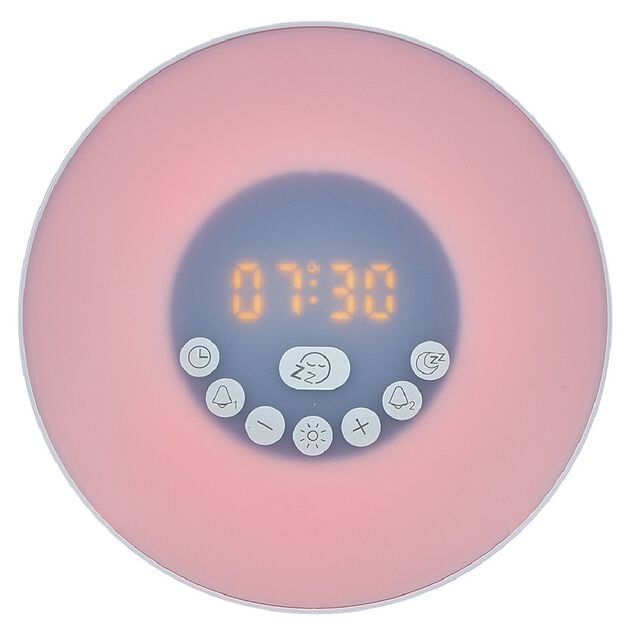 Radio r&eacute;veil lumineux connect&eacute; Homday Xpert