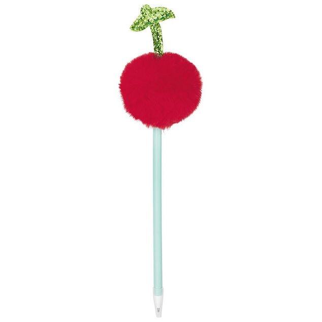 Stylo fantaisie pompon fruit H23,2ccm