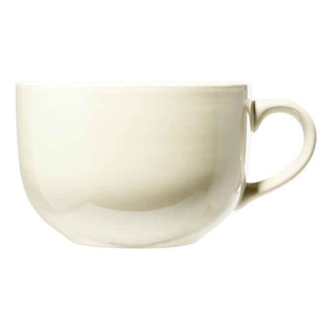 Bol jumbo Madrid en fa&iuml;ence beige &Oslash;13xH8,5cm 700ml