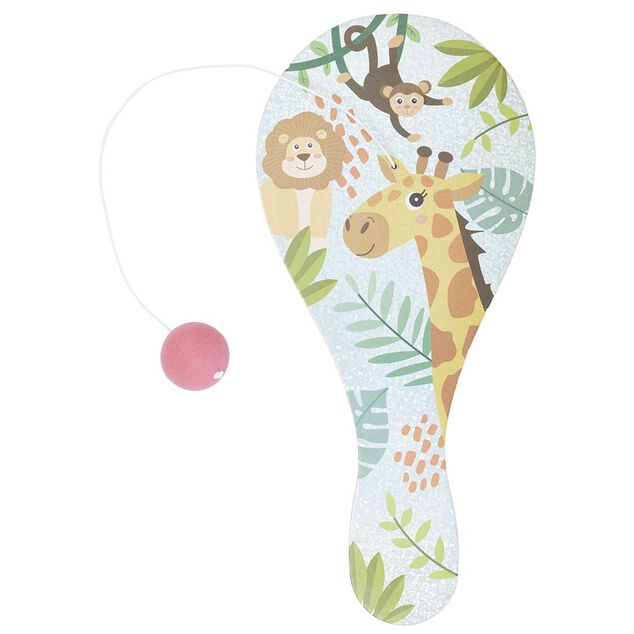 Tape balle raquette padel en bois &agrave; motifs