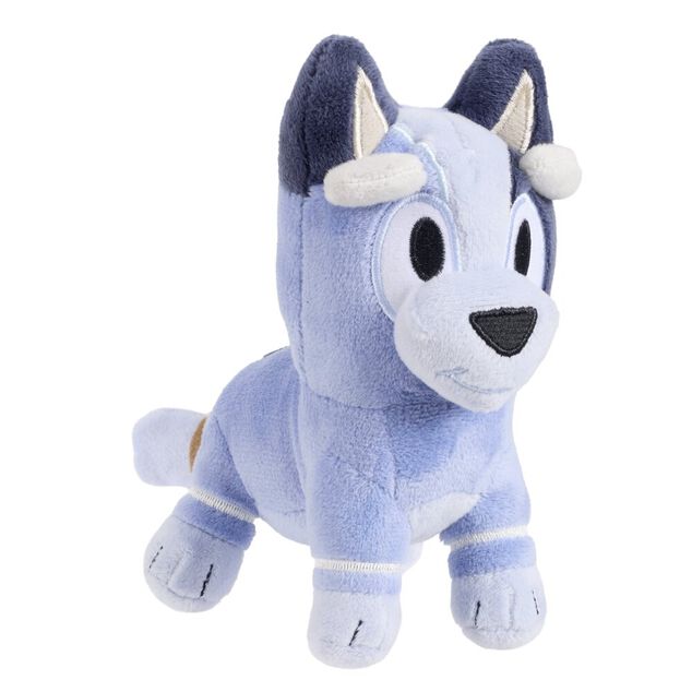 Peluche Bluey polyester H20cm (plusieurs mod&egrave;les)