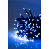Guirlande lumineuse extérieur à piles 192LED bleu et blanc 14,3m