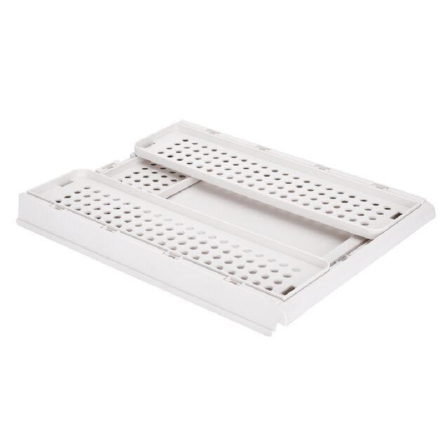 Rangement dressing superposable coulissant blanc petit mod&egrave;le