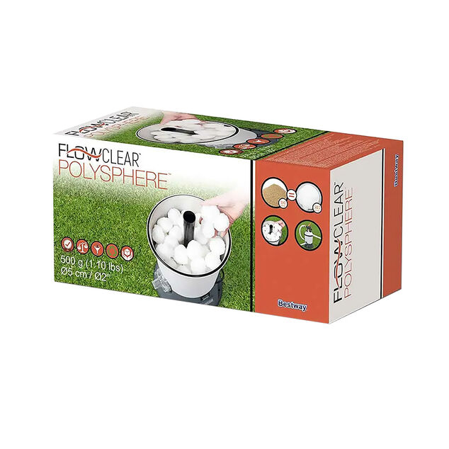 Balles polysph&egrave;re pour filtre &agrave; sable 500g
