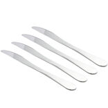 Couteau de table x4 en acier L21cm