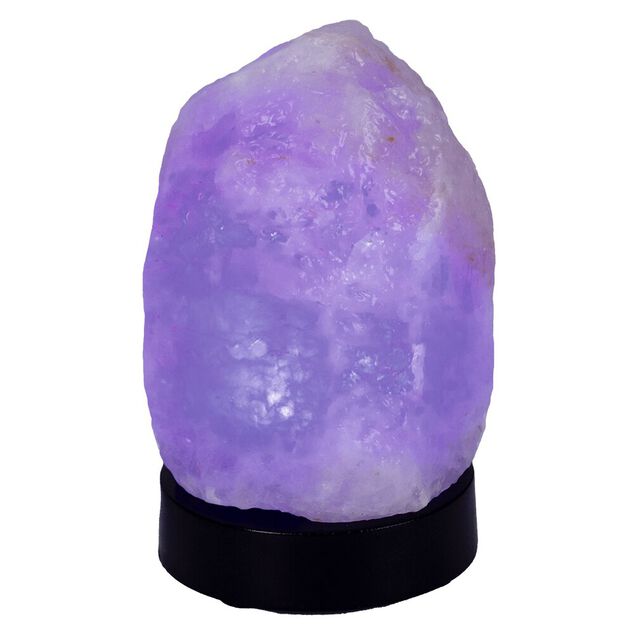 Lampe pierre de sel Himalaya lumineuse Ø7xH10cm