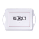 Plateau rectangulaire brasserie restaurant blanc 34x50,5cm