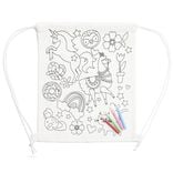 Sac en tissu à colorier