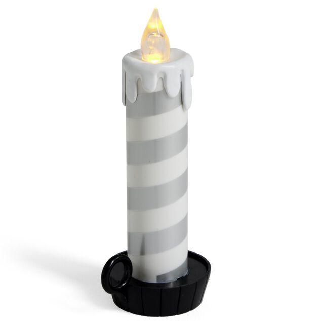 Bougie LED flamme effet fondant avec support (3 modèles)